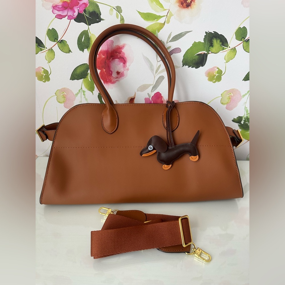 Brown Genuine Leather Women's Handbag